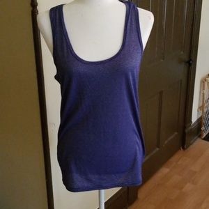 Shimmer racer back tank